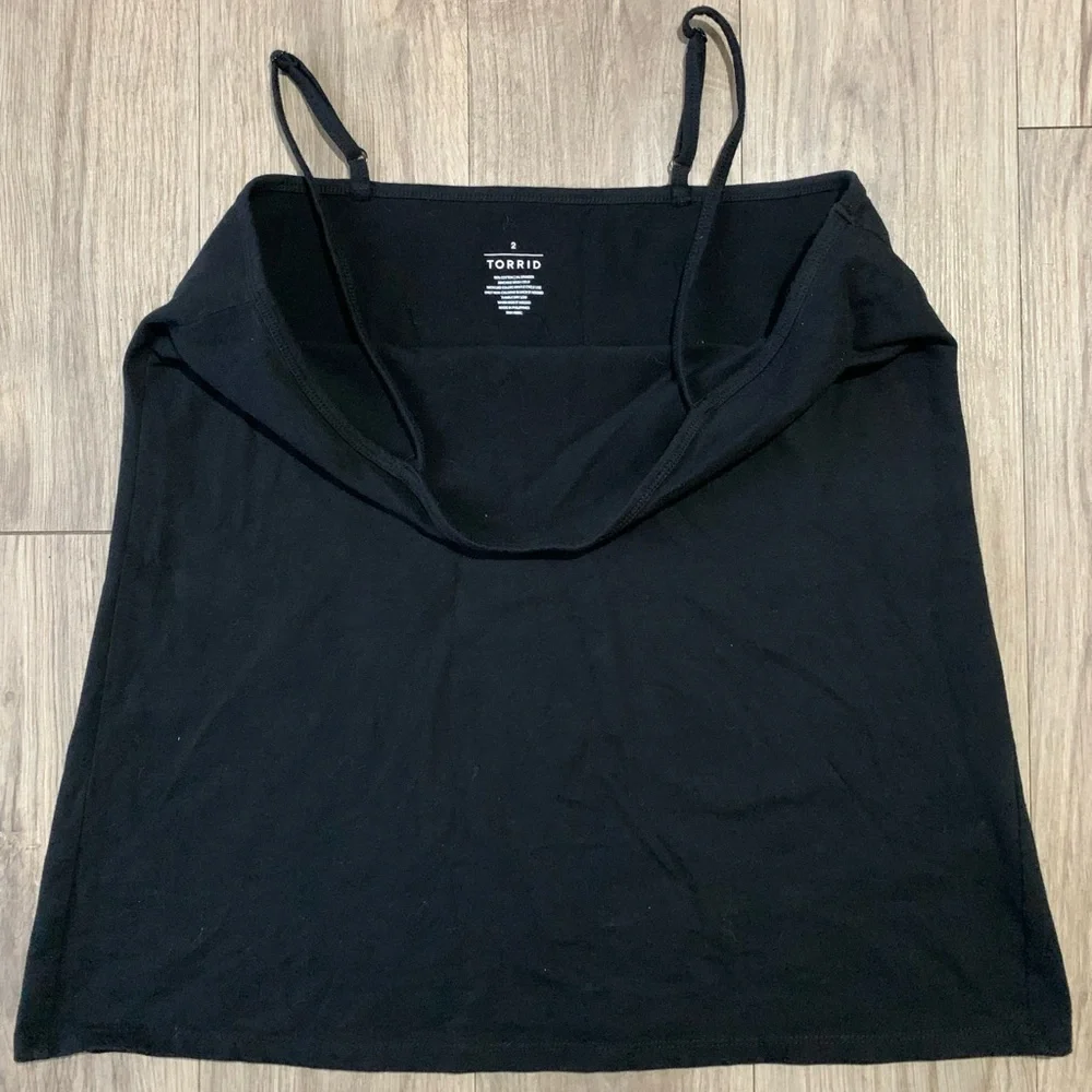 Torrid Tank Top, Black, 2 - Picture 2 of 3